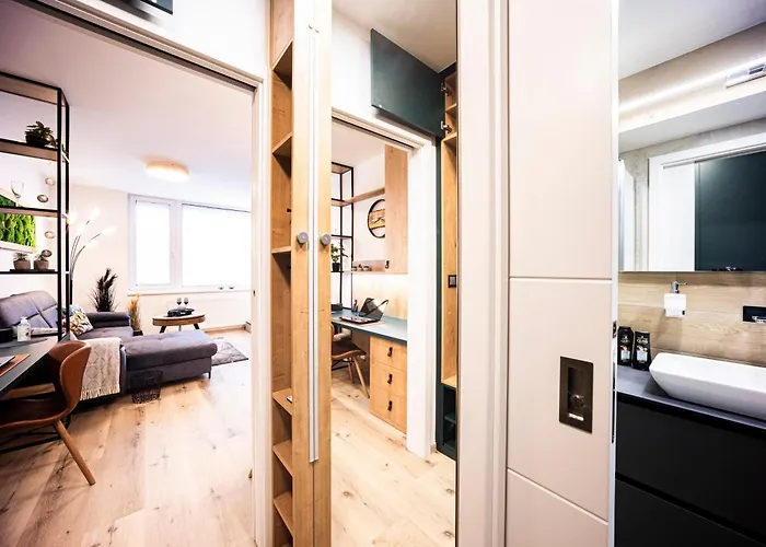 Dh Vankovka Design 1kk - 1 Min Vankovka, Bus, Train - Netflix, Smarttv, Free Nespresso, Free Parking