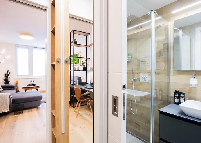 Dh Vankovka Design 1kk - 1 Min Vankovka, Bus, Train - Netflix, Smarttv, Free Nespresso, Free Parking Brno