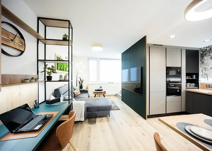 Appartement Dh Vankovka Design 1kk - 1 Min Vankovka, Bus, Train - Netflix, Smarttv, Free Nespresso, Free Parking *