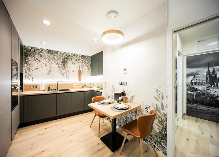 Appartement Dh Vankovka Design 1kk - 1 Min Vankovka, Bus, Train - Netflix, Smarttv, Free Nespresso, Free Parking Brno
