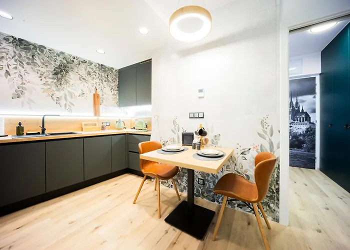 Appartement Dh Vankovka Design 1kk - 1 Min Vankovka, Bus, Train - Netflix, Smarttv, Free Nespresso, Free Parking *
